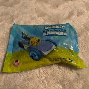 2/$30 Wendy's Square Cup Derby Blue Road Shark Kids Meal Toy 2021 Ages 3+ NIP